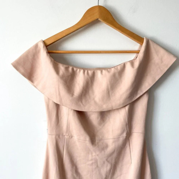 Aritzia Babaton Ruslan Dress NWT Pink Prima Rose Size 10 - Picture 5 of 9